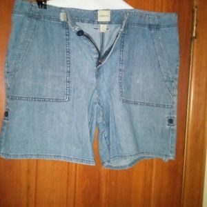 G H Bass AND. CO   blue short  size 12
